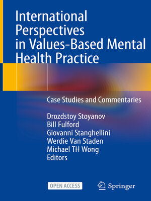 cover image of International Perspectives in Values-Based Mental Health Practice